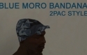 Blue moro bandana (2pac style)